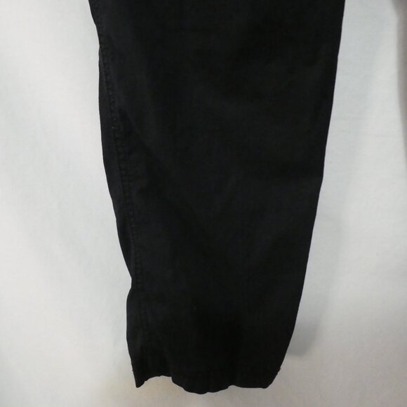 KHAKIS | size 4 | Casual Black Cotton Cargo Pants - Picture 14 of 16